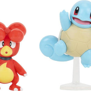 Pokémon Figurer Squirtle og Magby 5 cm