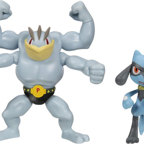 Pokémon Figur 2-Pak Machamp & Riolu