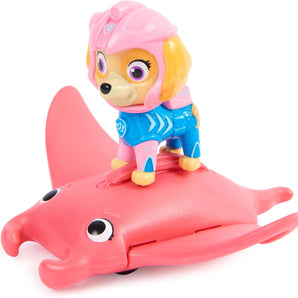 Paw Patrol Figur Skye med Rokke Aqua Pups 6 cm