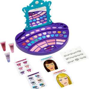 Shimmer ‘n Sparkle Makeupsæt med 40 farver og Spejl +8 År
