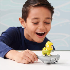 Paw Patrol Figur Rubble med Haj Aqua Pups 6 cm