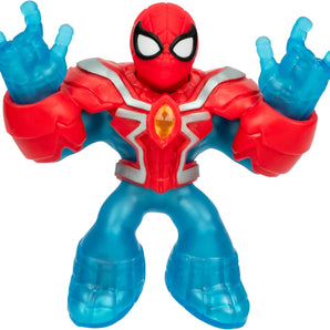 Heroes of Goo Jit Zu Marvel Figur Spider Man med Infinity-Dragt 12 cm