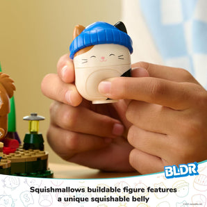 BLDR Squishmallows Byggeklodsfigur Archie Axolotl 5 cm