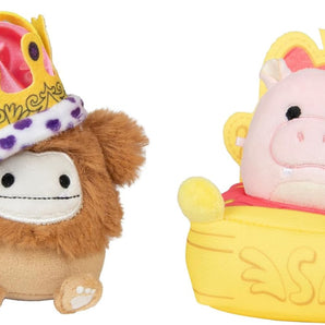 Squishmallows Bamser Micromallows 4-Pack Mini-Figurer med Tilbehør 6 cm