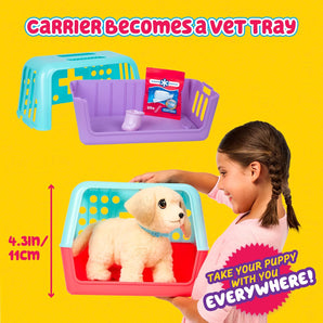 Little Live Pets Bamse Ouchies Hundehvalp med 50+ Lyde og Reaktioner