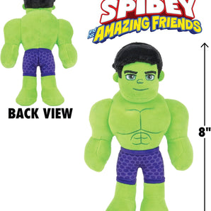Spidey Hulk Bamse 20 Cm Grøn