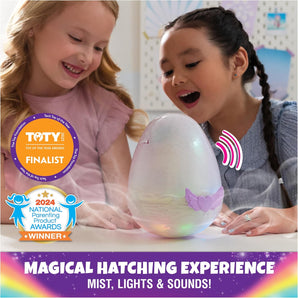 Hatchimals Alive Æg Mystery Hatch Pufficorn, Interaktivt Overraskelsesæg med Lys og Lyd