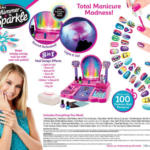 Shimmer ‘n Sparkle DIY Neglesæt med Masser af Tilbehør +8 År