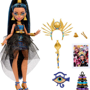 Monster High Mode Dukkesæt Monster Ball Cleo De Nile med Tilbehør 32 cm