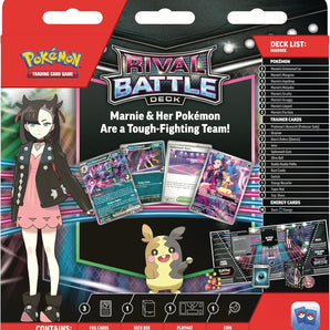 Pokémon Kort Marnie Rival Battle Deck m. 60 kort, mønt og spilleplade