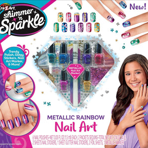 Shimmer ‘n Sparkle Neglesæt med 6 Farver +8 År