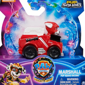 Paw Patrol Figur Marshall Racerbil The Mighty Movie 5 cm