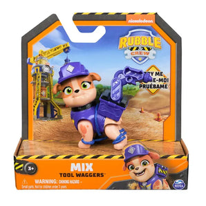 Paw Patrol Figur Mix fra Rubble & Crew med Værktøj 6 cm