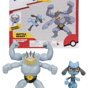 Pokémon Figur 2-Pak Machamp & Riolu