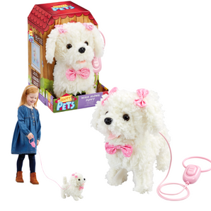 Happy Pets Hund Puddel der Går i Snor 25 cm