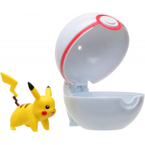 Pokémon Poké Ball Figur Clip ’N’ Go Pikachu med Premier Ball 5 cm