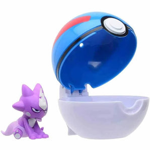Pokémon Poké Ball Figur Clip ’N’ Go Toxel med Great Ball 5 cm