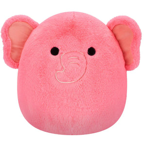 Squishmallows Bamse Lyserød Elefant 40 cm