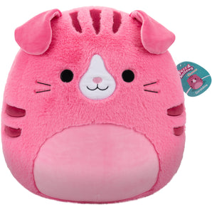 Squishmallows Bamse Fuzz A Mallows Lyserød Kat 40 Cm