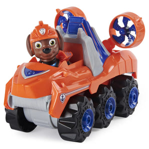 Paw Patrol Figur Zuma med Bil og Surprise Dinosauræg
