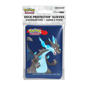 Pokémon Ultra Pro Sleeves Mega Charizard X 65 stk. Kortlommer