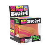 NeeDoh Nice Cube Swirl squishy i orange i original emballage