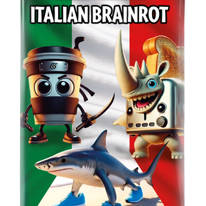 Italiensk Brainrot Kort Album med 162 lommer og 1 Pakke