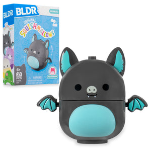BLDR Squishmallows Byggeklodsfigur Flagermusen Aldous 5 cm