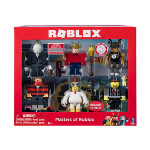 Roblox Figurpakke Masters of Roblox med 6 Figurer, Tilbehør og Virtuel Kode