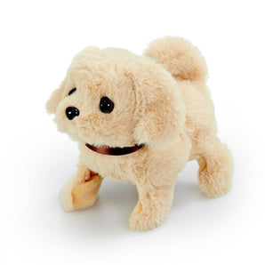 Happy Pets Hundehvalp Bamse Interaktiv der Går og Bjaffer 18 Cm