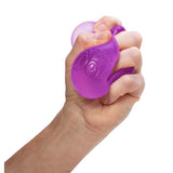 NeeDoh Nice Cube squishy i lilla klemmes i hånden
