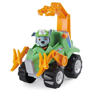 Paw Patrol Figur Rocky med Bil og Surprise Dinosauræg