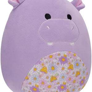 Squishmallows Bamse Hanna Flodhest 20 cm Lilla