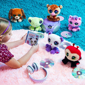 Littlest Pet Shop Bamse Ko med Virtuel Kode og Mønt 15 Cm