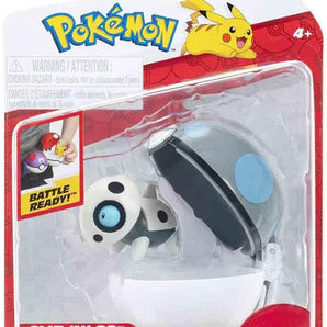 Pokémon Clip ‘N’ Go Poké Ball med Aron Figur 5 cm