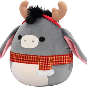 Squishmallows Bamse Jason Juleæsel med Gevir 20 Cm