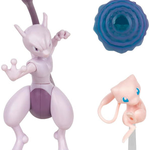 Pokémon Figur 2-Pak Mew 5 cm & Mewtwo 11 cm