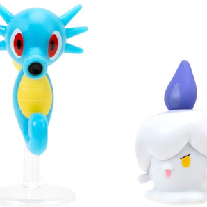 Pokémon Figurer 2-Pack Horsea og Litwick 5 cm