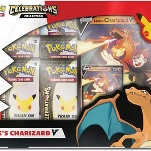 Pokémon Kort Celebrations - Charizard V Collections Booster Box - 25 Års Jubilæum
