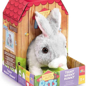 Happy Pets Kanin Bamse Kæledyr Realistisk og Interaktiv 15 cm