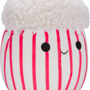 Squishmallows Bamse Arnel den Rød- og Hvidstribede Popcornspand 20 cm