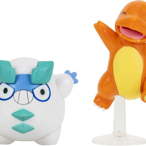 Pokémon Figurer Charmander og Galarian Darumaka 5 cm