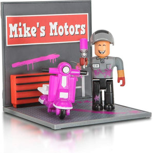 Roblox Welcome to Bloxburg Mechanic Mayhem Figur Sæt med Kode og Tilbehør