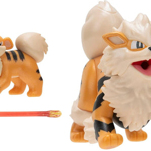 Pokémon Figurer Select Evolution Pack Growlithe & Arcanine 8 cm