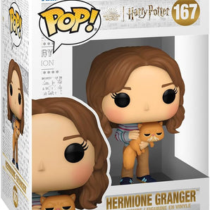 Funko Pop Harry Potter og Fangen fra Azkaban Hermione med Crookshanks Figur #167