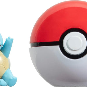 Pokémon Poké Ball Clip ’N’ Go Squirtle med Pokéball 5 cm
