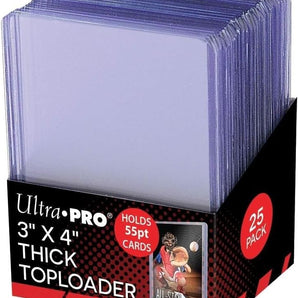 Ultra Pro Toploader Kortbeskyttere til Samlerkort 25 Stk.