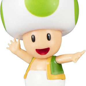 Super Mario Figur Grøn Toad 6,5 cm