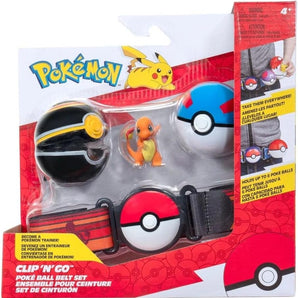 Pokémon Bælte Sæt Clip 'N Go Pokéball, Charmander 5 Cm