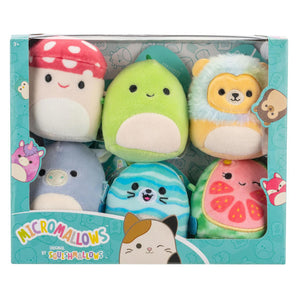 Squishmallows Bamser Micromallows 6-Pakke 6 cm